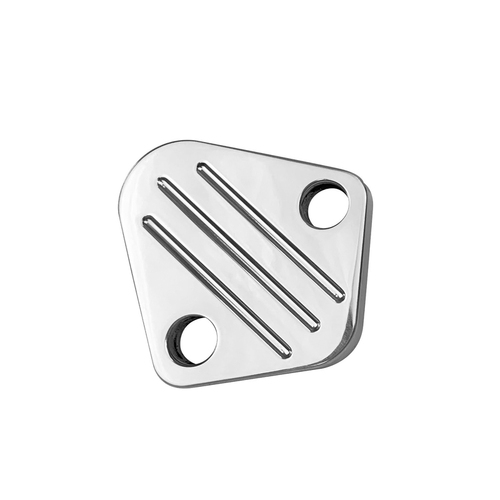 Proflow Fuel Pump Block-Off Plate Aluminium Polished BB Chev For Chrysler For Dodge For Plymouth For Ford Each