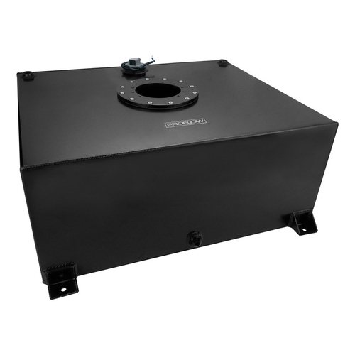 Proflow Fuel Cell EFI Baffled Tank 20 Gal (78L) Aluminium Black 620 x 510 x 260mm With Sender Unit