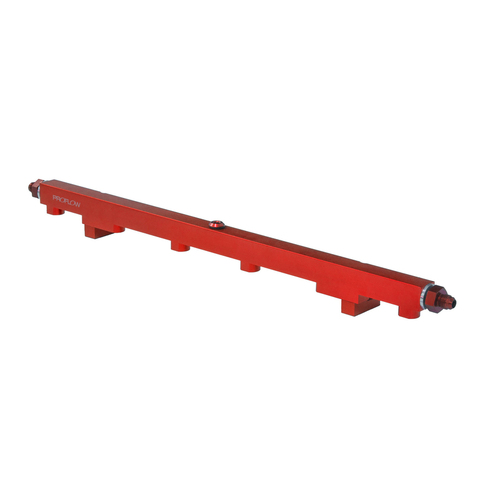 Proflow Fuel Rails Kit Billet Aluminium Red Anodised For Nissan RB26