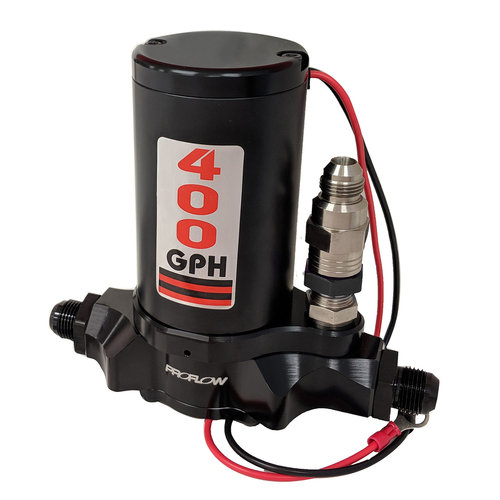 Proflow Fuel Pump Electric 400 GPH 16-20 PSI E85 AN12 ORB Inlet/Outlet External Bypass