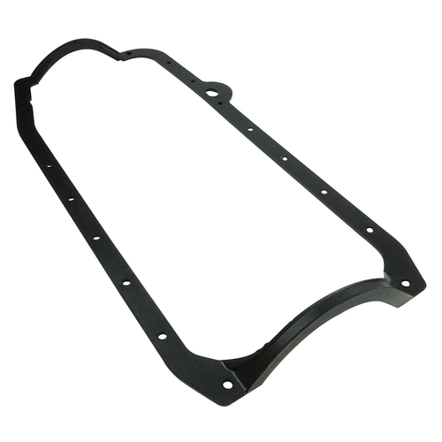 Proflow Oil Pan Gasket 1-Piece Rubber SB Chev Late 80 to 86 2 Piece Rear Main Seal