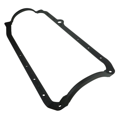 Proflow Oil Pan Gasket 1-Piece Rubber SB Chev Late 86 to 96 1 Piece Rear Main Seal