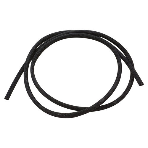 Proflow PET Flexible Sleeve flame-retardant woven Black 6 ft x 6mm ID