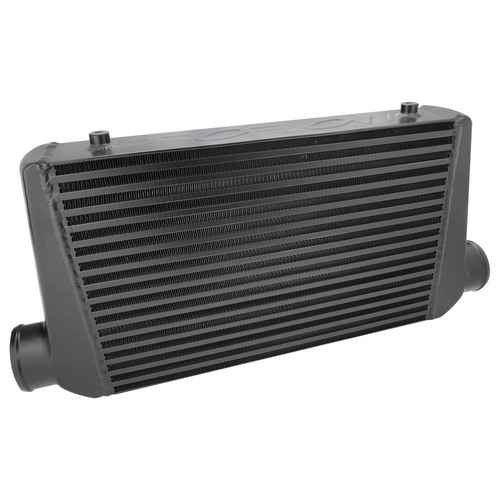Proflow Intercooler Bar & Plate 450 x 300 x 76mm 3.0'' Outlets Aluminium Universal Black