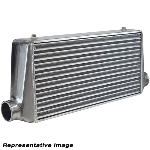 Proflow Intercooler Race Series Aluminium Universal Delta Fin 600 x 300 x 125mm 3in. Outlets Natural