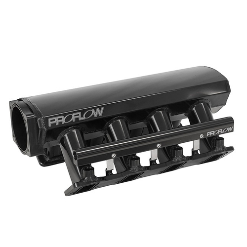 Proflow SuperMax EFI Intake Manifold Kit For Holden Commodore LS7 Fabricated Black w/Fuel Rails 102mm Bore