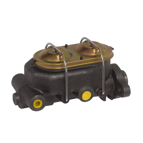 Proflow Master Cylinder GM Universal Cast Iron Black 1.00 in. Bore Dual Bowl Left Port Each