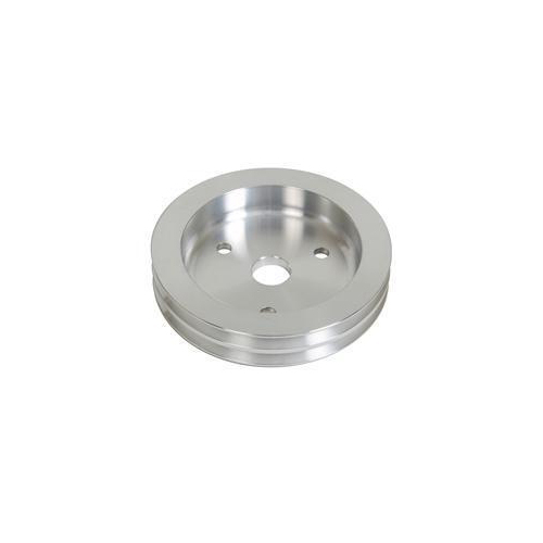 Proflow Pulley 15% Reduction V-Belt Crankshaft SB Chev Short Water Pump 2-Groove 5.860"Diameter Aluminium