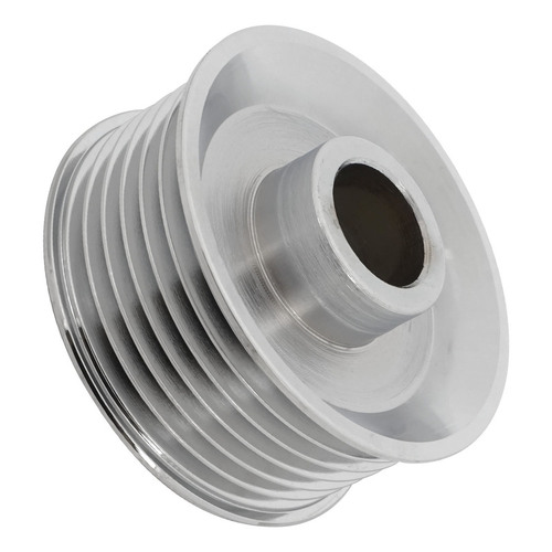 Proflow Alternator Pulley Serpentine 6 groove 53mm od x 17mm Chrome Each