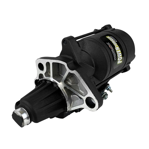 Proflow Starter Motor Power Torque Mini Black Wrinkle Staggered SB & BB For Chrysler V8 1.4kW