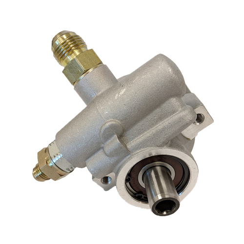 Proflow Power Steering Pump GM Type 2 Aluminium Remote Reservoir Natural Universal
