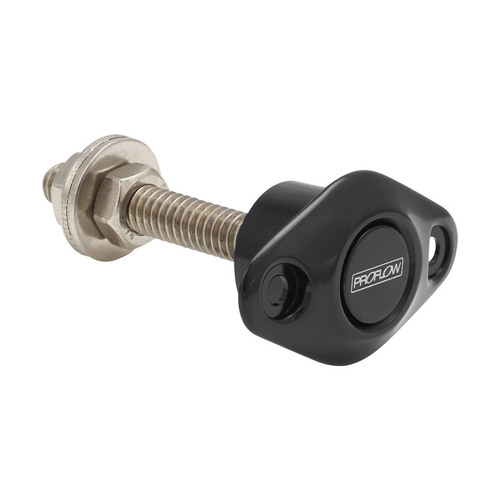 Proflow Quick Release Pro Latch Small 38 x 23mm Fastener Dzus Billet Aluminium Black Kit
