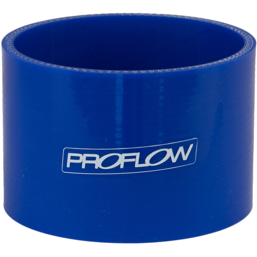 Proflow Hose Tubing Air intake Silicone Straight 3.00'' Blue