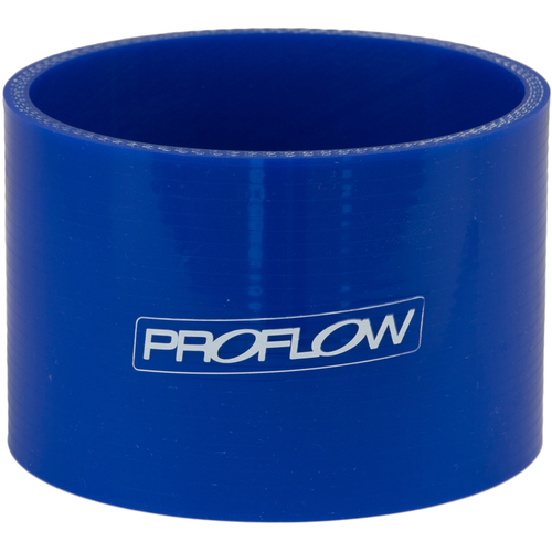 Proflow Hose Tubing Air intake Silicone Straight 5.00in. Straight 3in. Length Blue