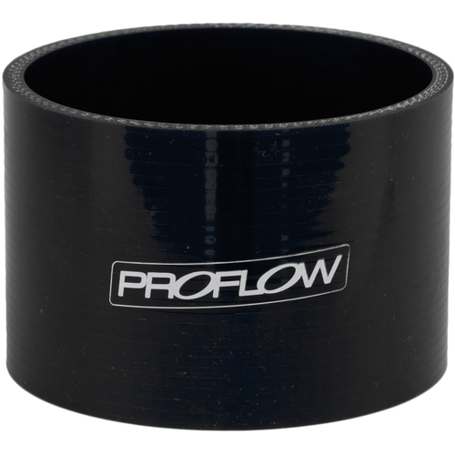 Proflow Hose Tubing Air intake Silicone Straight 6.00in. Straight 3in. Length Black