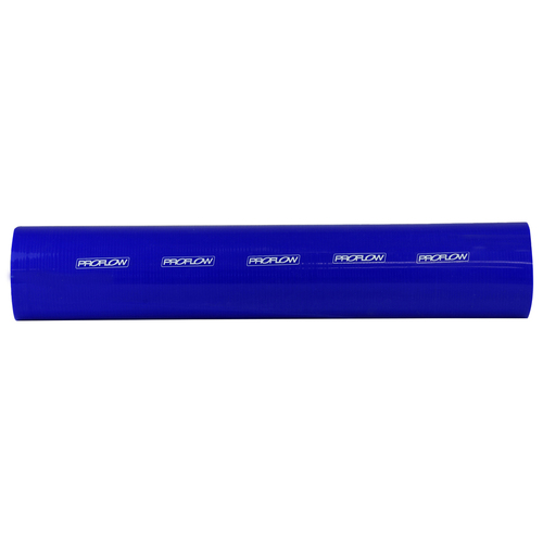Proflow Hose Tubing Air intake Silicone Straight 6.00in. Straight 2Ft Length Blue