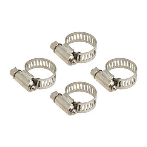 Proflow Hose Clamp Worm Drive Stainless 12mm-19mm Range 4 Pack