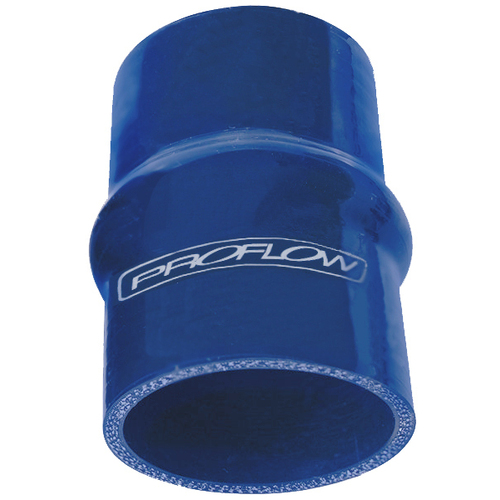 Proflow Hose Tubing Silicone Coupler Hump Style 2.00in. Straight 3in. Length Blue