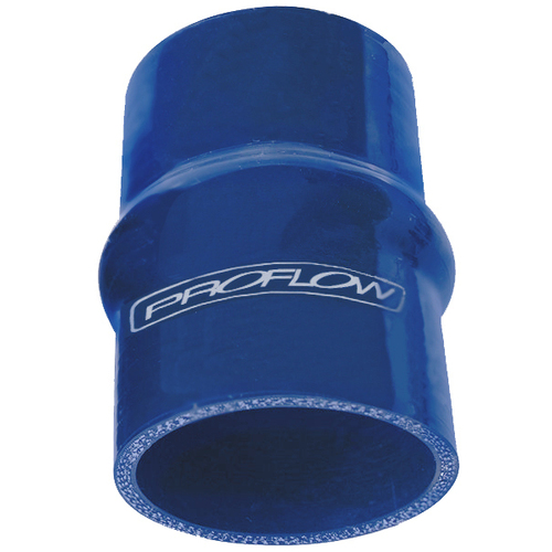 Proflow Hose Tubing Silicone Coupler Hump Style 4.00in. Straight 3in. Length Blue