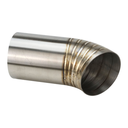 Proflow Pie Cut Welded 304 Stainless Steel Turbo Dump Pipe Tip 3.0 in. 45 deg
