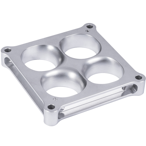 Proflow Carburettor Spacer Aluminium 1 in. Thick Tapered Combo 4500 Square Bore