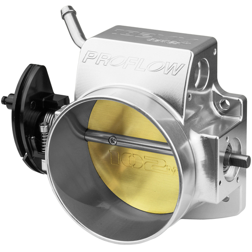 Proflow Throttle Body 102mm Bore Size MPI For Holden Commodore LS Engines Billet Aluminium Natural