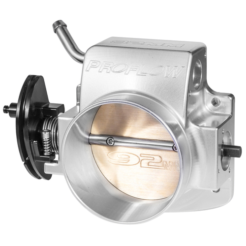 Proflow Throttle Body 92mm Bore Size MPI For Holden Commodore LS Engines Billet Aluminium Natural
