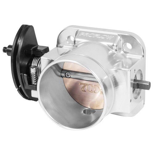 Proflow Throttle Body Universal 70mm Bore Size MPI Billet Aluminium Natural