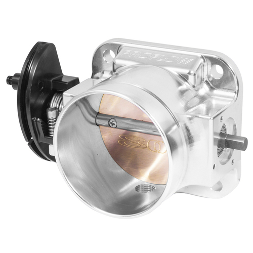 Proflow Throttle Body Universal 80mm Bore Size MPI Billet Aluminium Natural