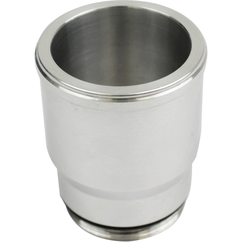 Proflow Inlet Fittings Aluminium 1.500 in. Hose to 1 3/16 in. Straight Cut Male Silver Anodised