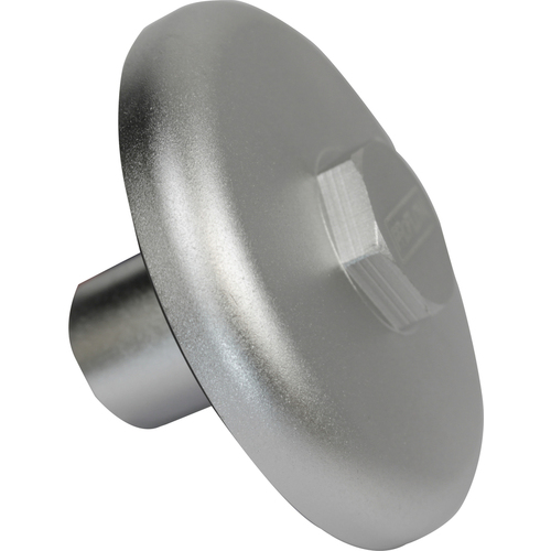 Proflow Oil Filter Sandwich Block Off Plate Aluminium Silver M18 x 1.5