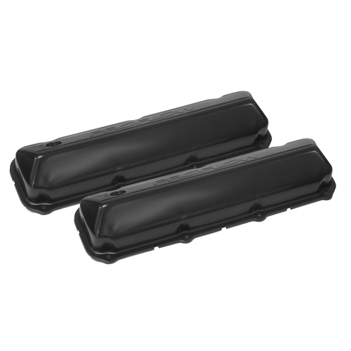 Proflow Valve Covers Steel Black 429-460 Big Block For Ford Pair