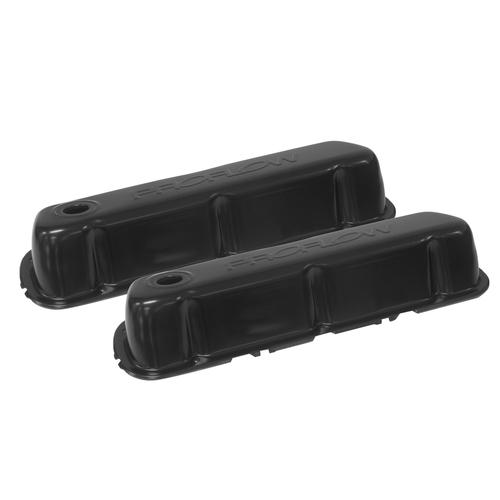 Proflow Valve Covers Steel Black Small Block For Ford 289 351W Pair
