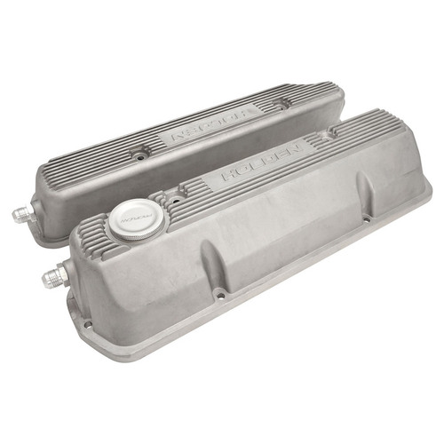 Proflow Aluminium Valve Covers For Holden Commodore V8 VN-VT OE Style Cast Aluminium Natural Set