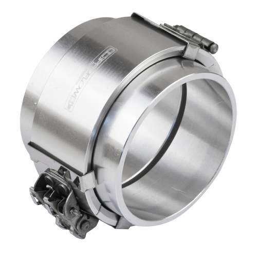 Proflow Tubing Coupler Quick Release Clamp Assembly Silver Anodised 3.50in. Each