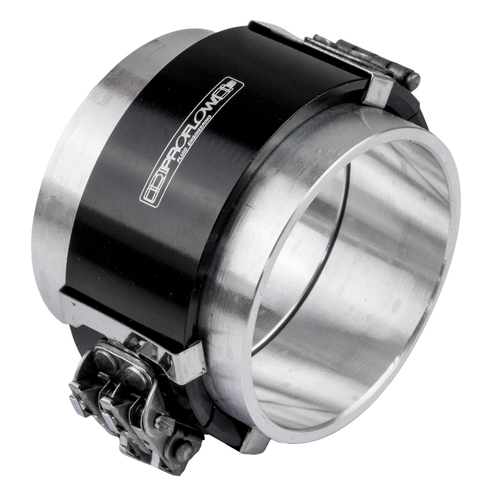 Proflow Tubing Coupler Quick Release Clamp Assembly Black Anodised 4.00in. Each