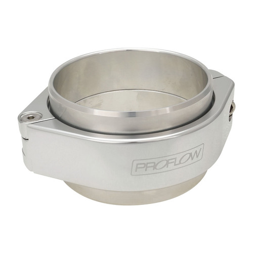 Proflow Intercooler Boost Clamp Coupler 3.50'' Tubing Billet Aluminium Silver Anodised