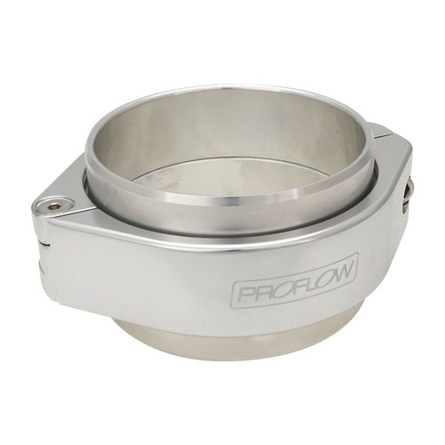 Proflow Intercooler Boost Clamp Coupler 4.00'' Tubing Billet Aluminium Silver Anodised