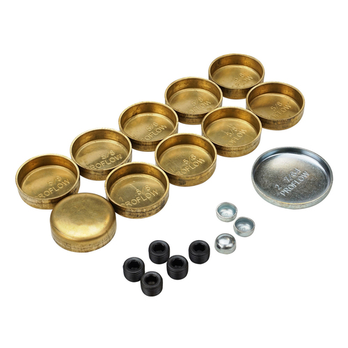 Proflow Freeze Welsh plugs Brass For Chevrolet Small Block 400 Kit