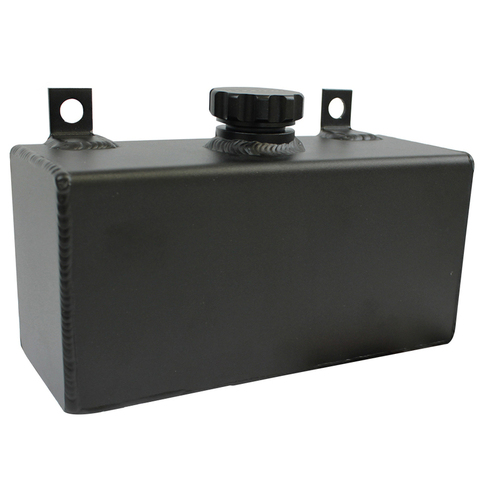 Proflow Windshield Washer Reservoir Universal Fabricated Aluminium 100x 210 x 82mm Black Anodised