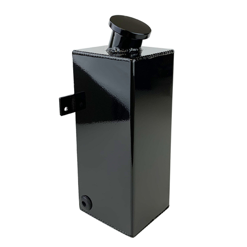 Proflow Windshield Washer Reservoir Universal Fabricated Aluminium 200x 150 x 82mm Black Powder Coat