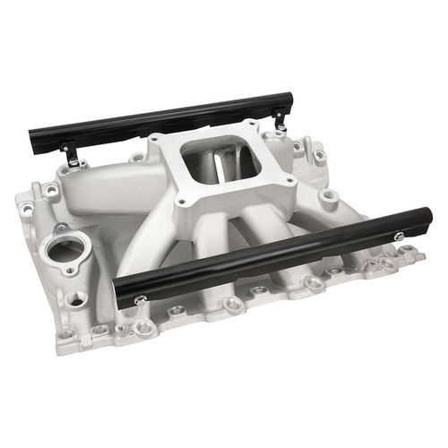 VPW Intake Manifold EFI Holden Commodore V8 VN 253 304 308 High Rise Single Plane Square Bore Aluminium with Black Fuel Rail kit