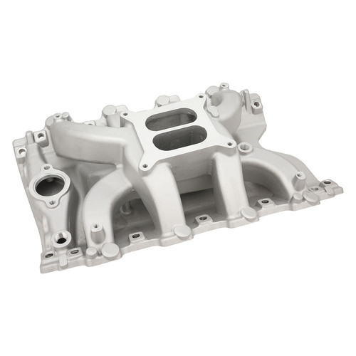 VPW Intake Manifold Dual Plane For Holden Commodore V8 253 304 308 VN Heads Aluminium Natural Square Bore