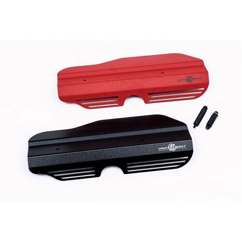 Engine Pulley Garnish (suits Subaru 02-14 WRX & 02+ STI) - Red PWED02R