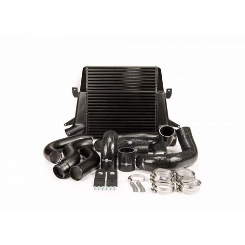 Stage 1 Intercooler Kit (Stepped Core) (suits Ford Falcon FG) - Black PWFGIC01B