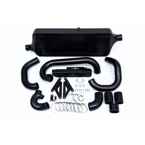 Front Mount Intercooler Kit (suits Subaru 15+ VA WRX) - Black PWFMIC07B