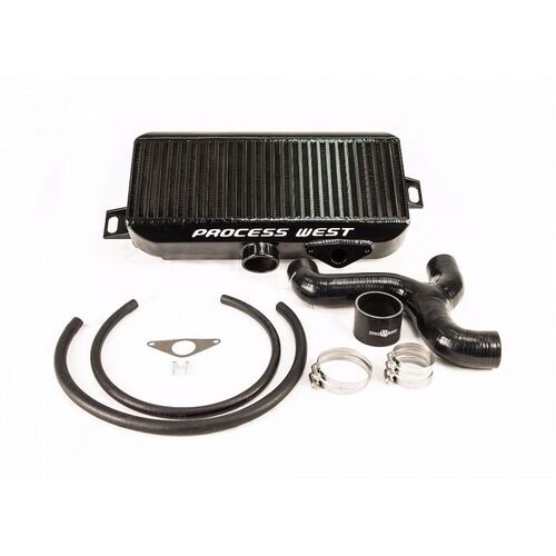 Top Mount Intercooler (suits Subaru 08+ GRB/VA STI) - Black PWTMIC06B
