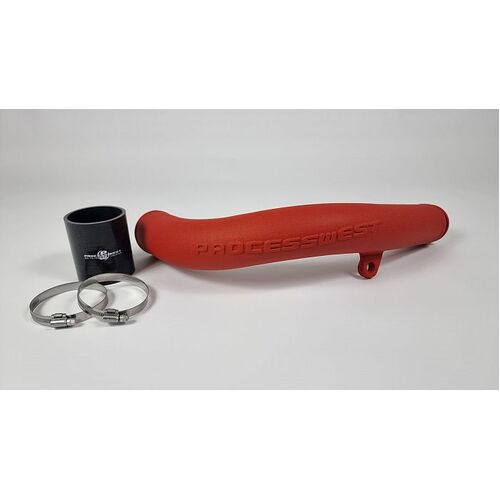 2022+ WRX charge pipe kit red (suits factory intercooler and PW intercooler) PWTMIC17CPR