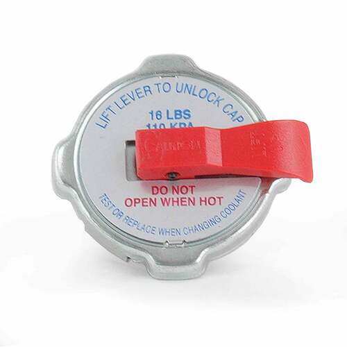 PWR Radiator Cap Large 16psi Closed Valve with Lever