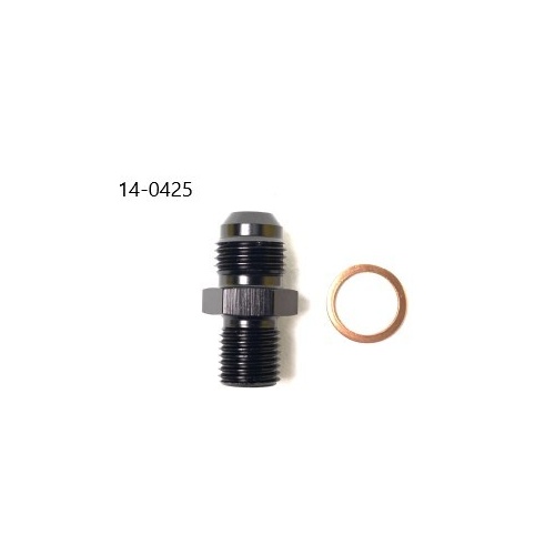 Radium 6AN Male to M12x1.25 Male Fitting